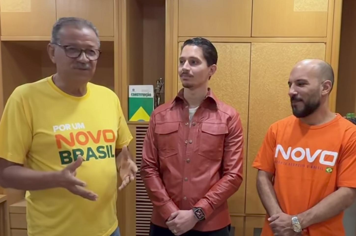 Influenciador Wilker Leão anuncia pré-candidatura a deputado federal pelo NOVO-DF em vídeo no Instagram